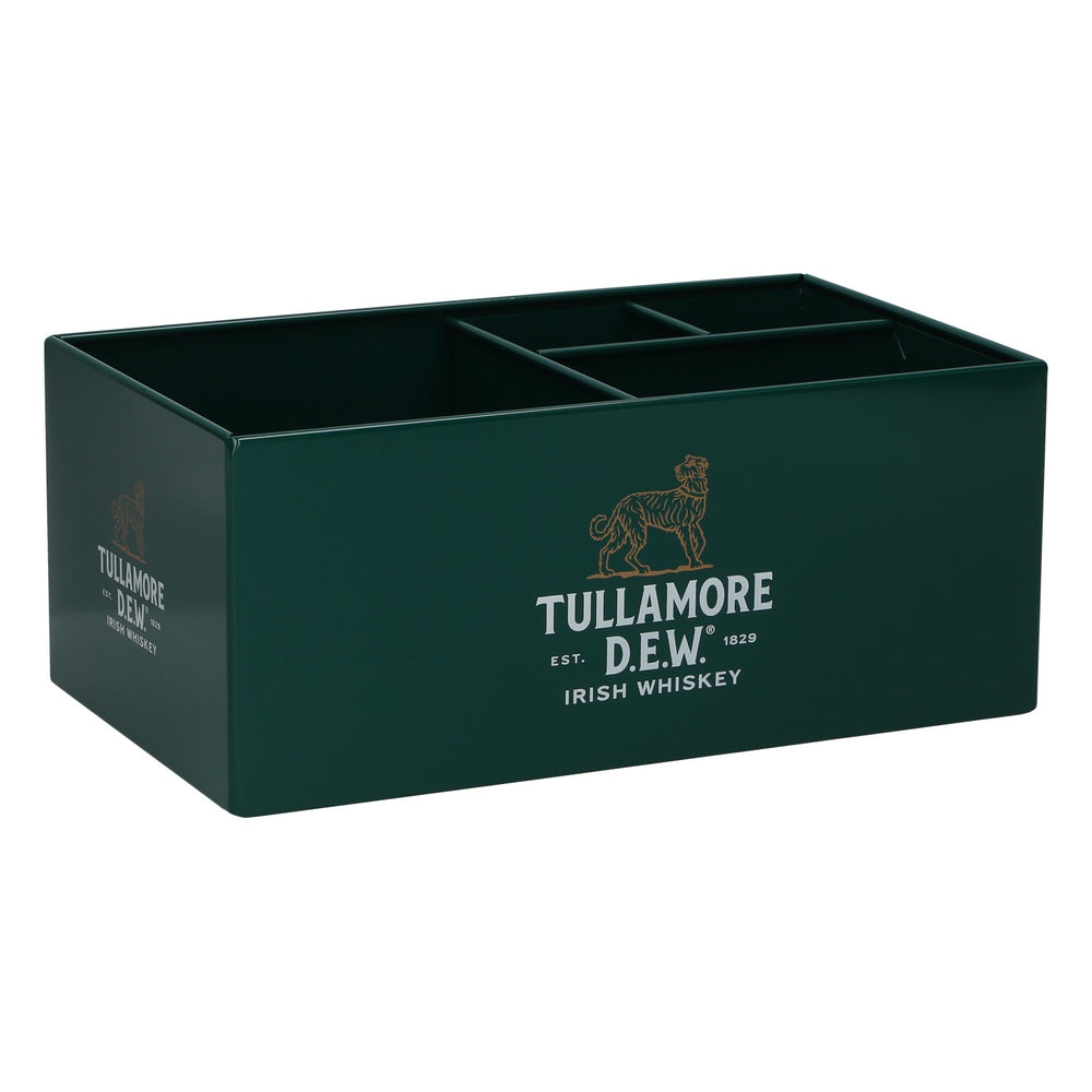 Barcaddy pour whisky Tullamore Dew, 25,5 x 15 x 10,5 cm, neuf, en métal vert