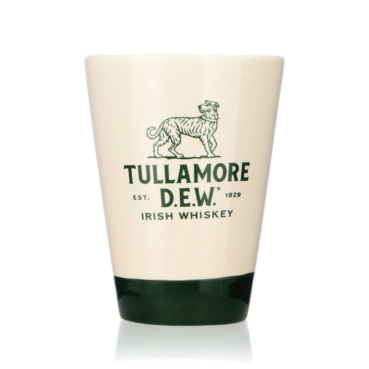 Verre à whisky Tullamore Dew Shotglas Stamper en grès 0,09 l