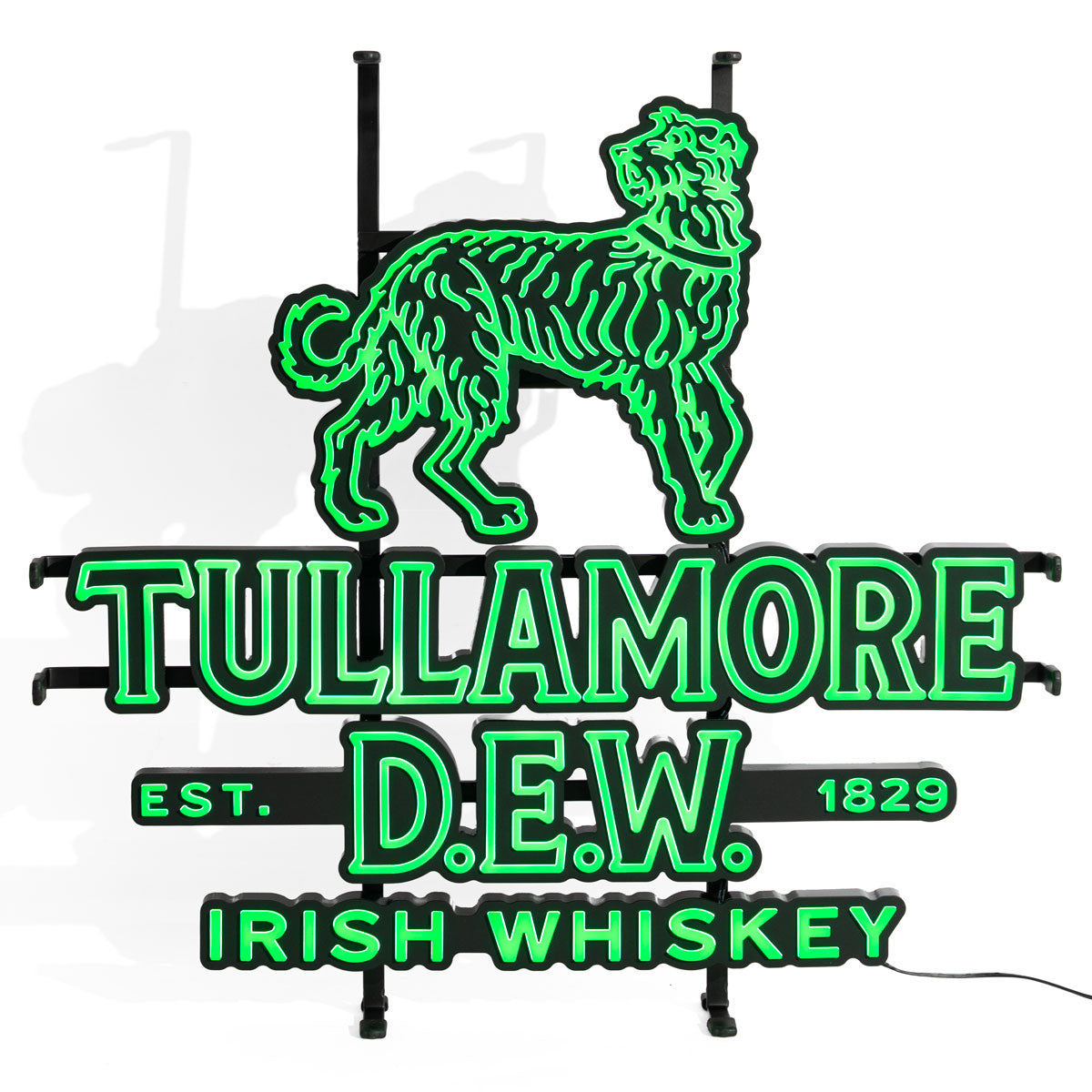Enseigne lumineuse LED Tullamore Dew Whisky Enseigne lumineuse  avec bloc d'alimentation – Vue 4