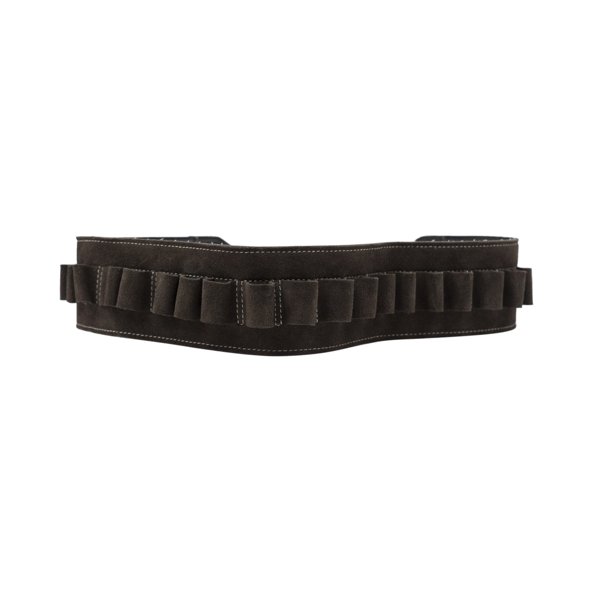 Ceinture Underberg en cuir avec boucle pour flacon d'alcool fort, 112 cm, ceinture à cartouches, pièce rare – Vue 3