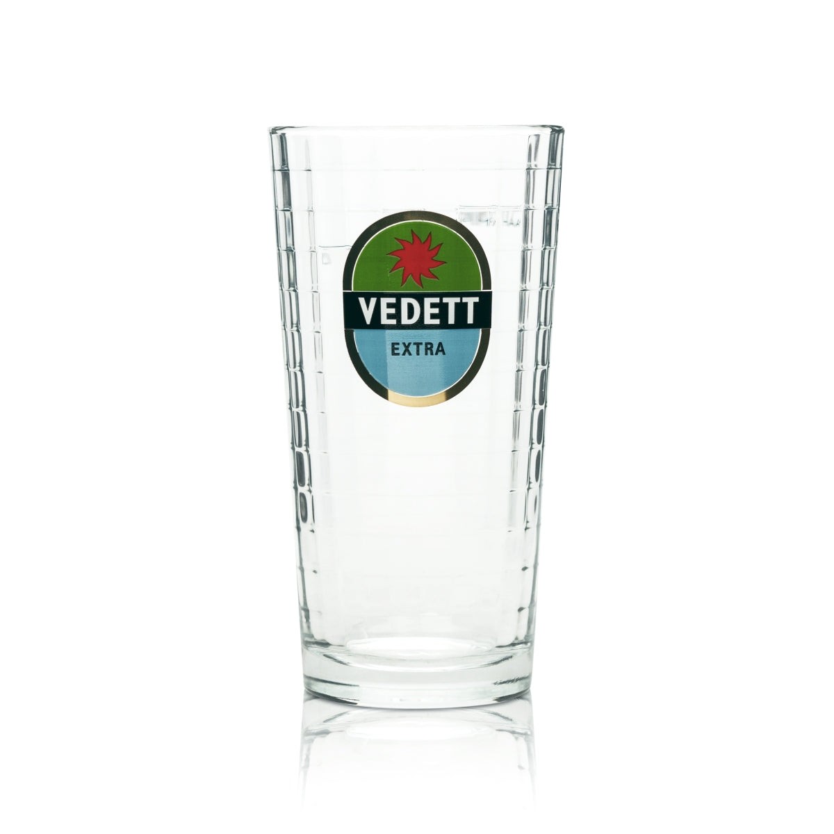 Verre à bière Vedett 0,25 l « Extra » vert en relief Verres Beer Belgium HALF PINT