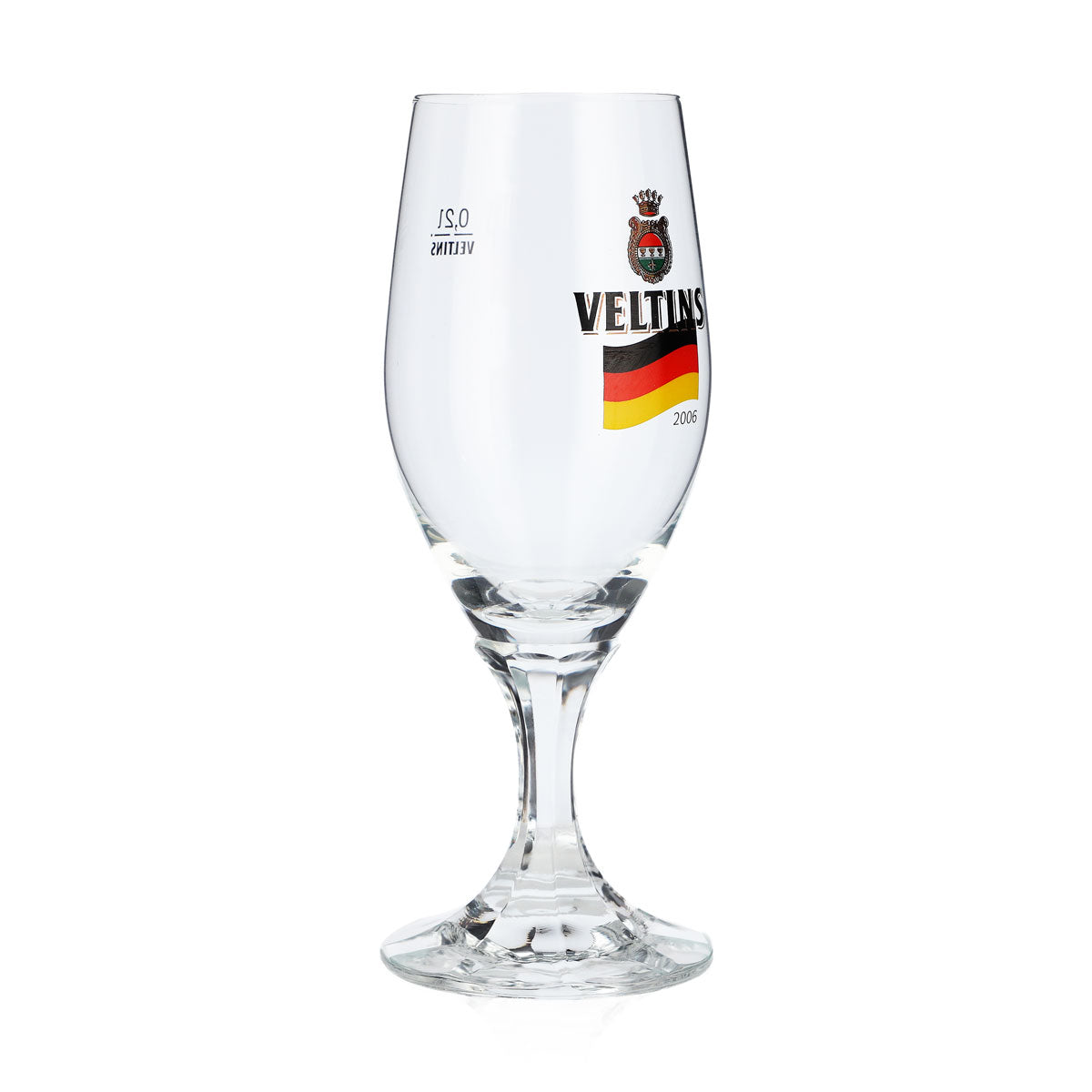 Verre à bière Veltins 0,2 l, verre en forme de coupe, édition spéciale Coupe du monde 2006 en Allemagne, verre à bière « pint » – Vue 2