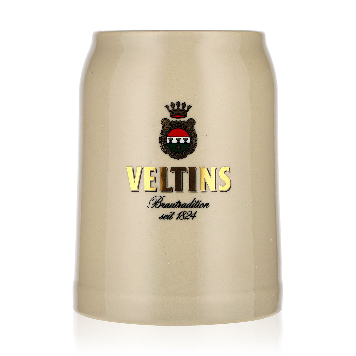 Verre à bière Veltins 0,4 l, chope en terre cuite, couleur Sahm