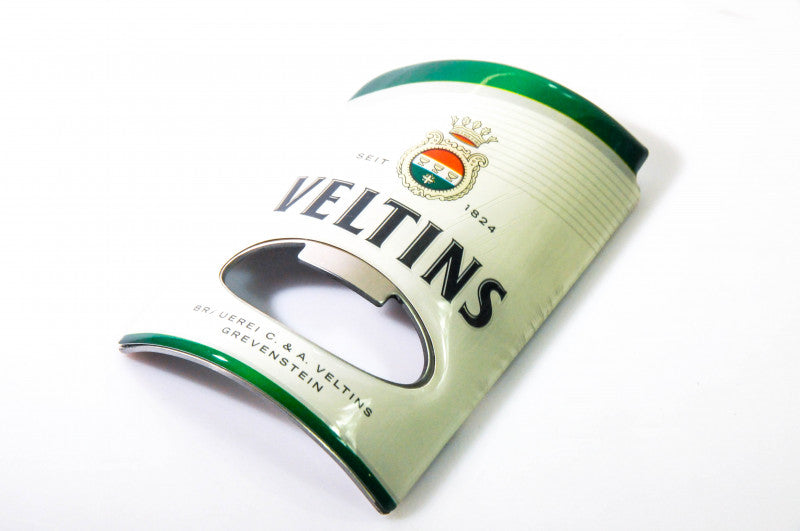 Décapsuleur métallique Veltins Bier « Étiquette »