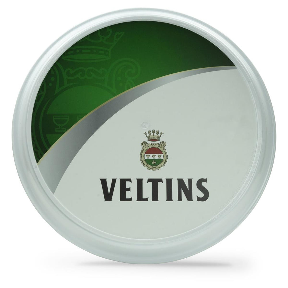 Plateau à bière Veltins Plateau de service Plateau de serveur noir caoutchouté dessous blanc