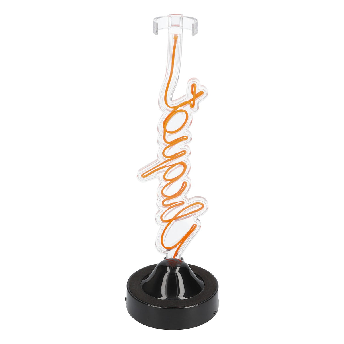 Porte-bouteilles de champagne Veuve Clicquot Glorifier LED néon avec bloc d'alimentation – Vue 3