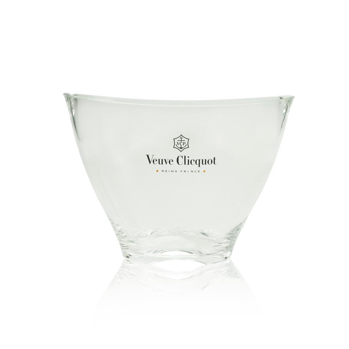 Veuve Clicquot Champagne Refroidisseur de bouteille Bac à glaçons simple transparent