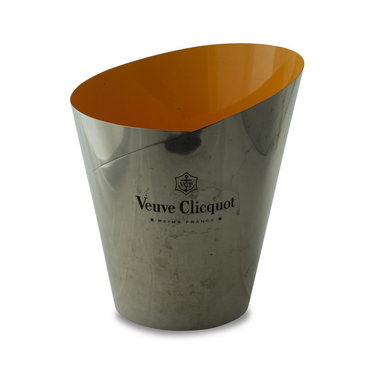 Veuve Clicquot Champagne Refroidisseur de bouteille Bac à glaçons Métal simple