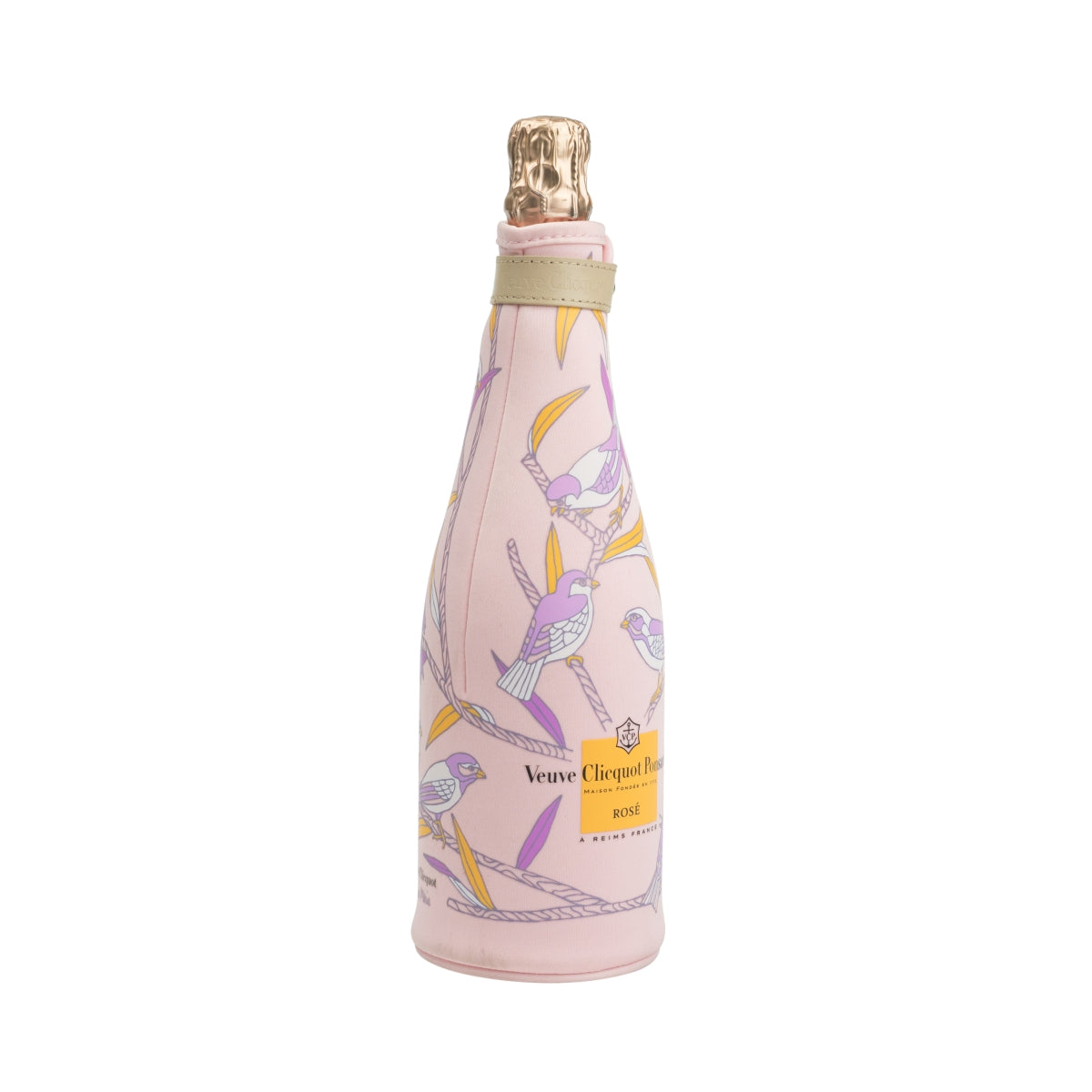 Veuve Clicquot Champagne Gaine pour bouteille Rose Flowers Ice Jacket Gaine réfrigérante – Vue 2