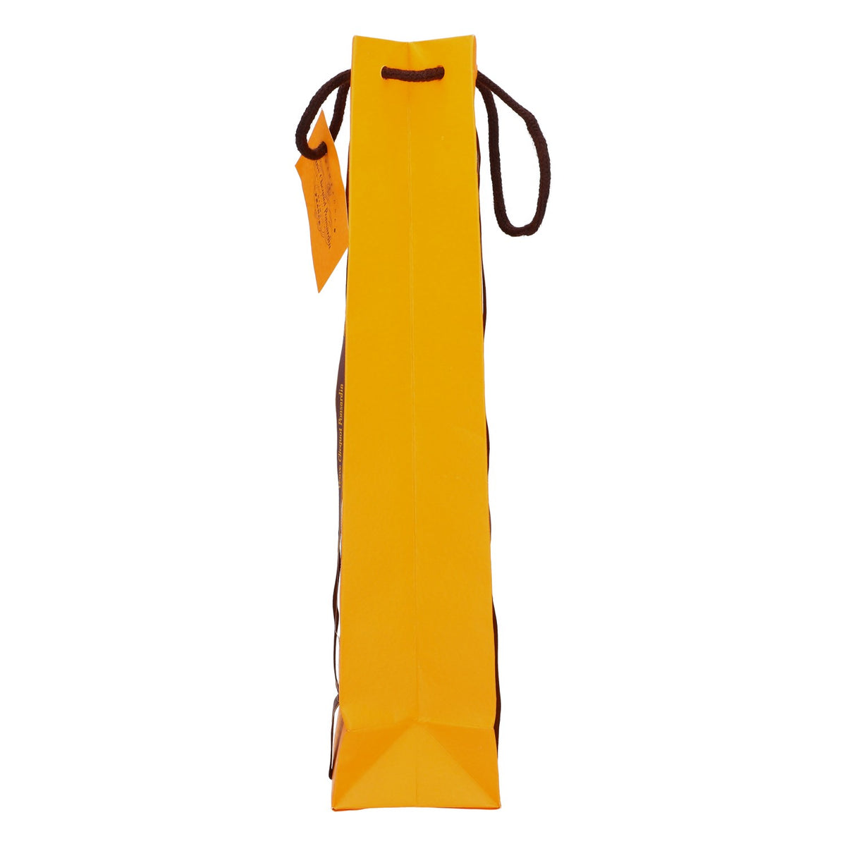 Sac pour bouteille de champagne Veuve Clicquot avec ruban 750 ml orange – Vue 2
