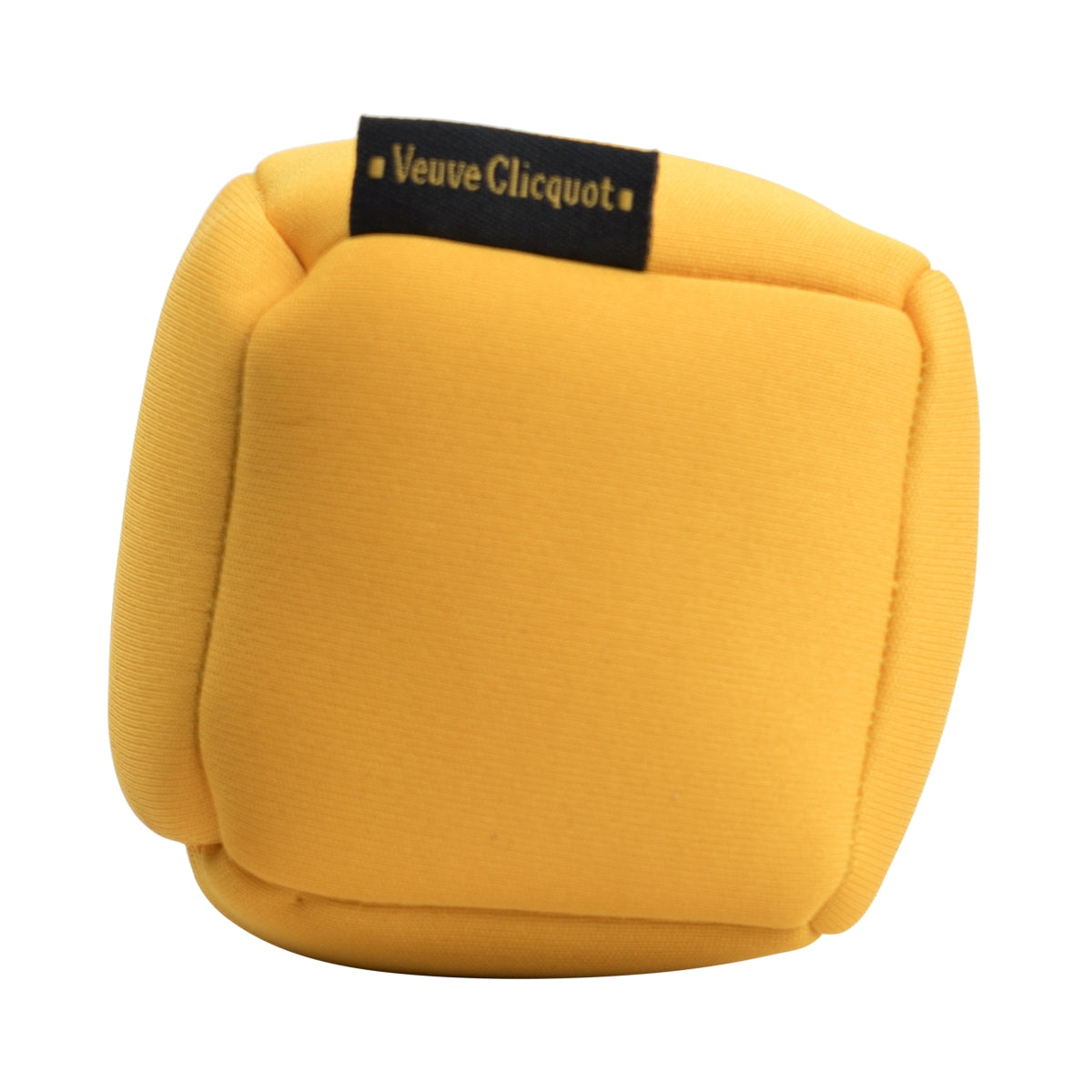 Veuve Clicquot Champagne Mini cube en tissu Orange Décoration Collectionneur Rare – Vue 2