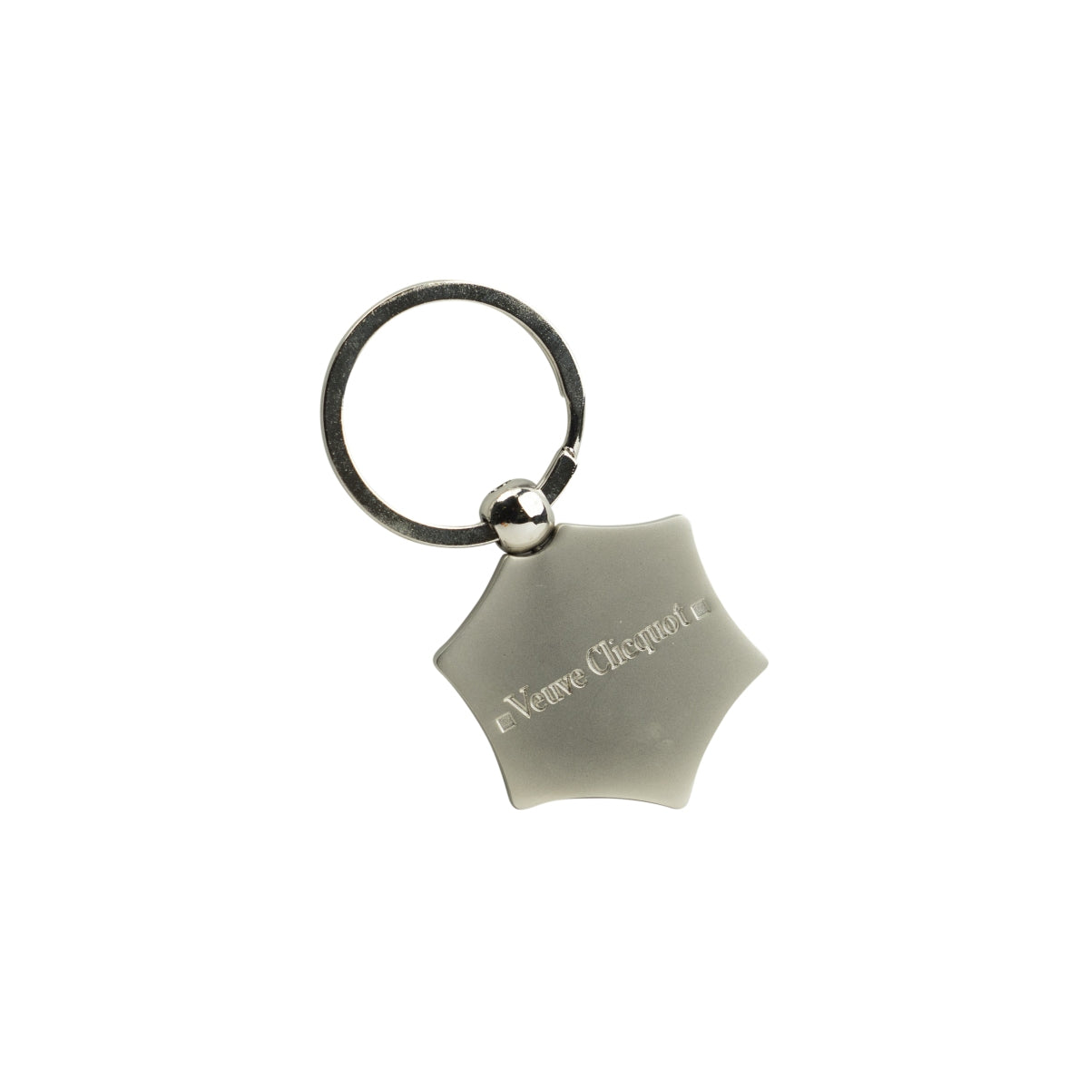 Veuve Clicquot Champagne Porte-clés Étoile Gravure Ancre Acier inoxydable – Vue 2