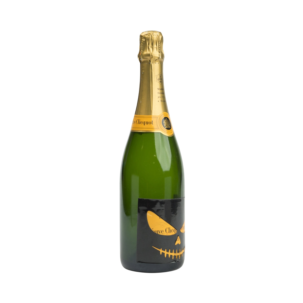Bouteille de champagne Veuve Clicquot 0,7 l Yelloween LEER Décoration factice vide Bar – Vue 2
