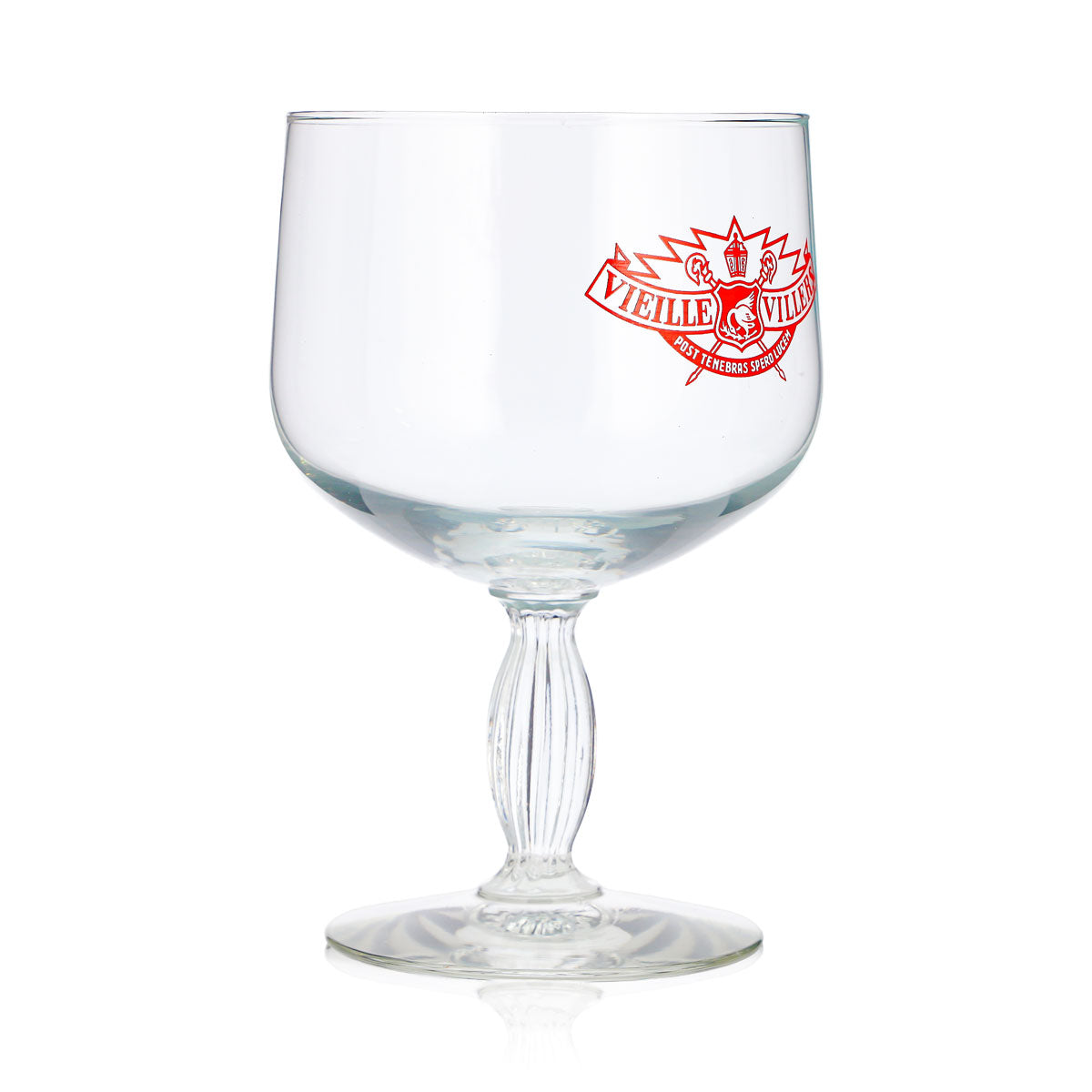 Verre à bière Villers 0,44 l, forme tulipe, « Vieille Villers », logo rouge – Vue 3