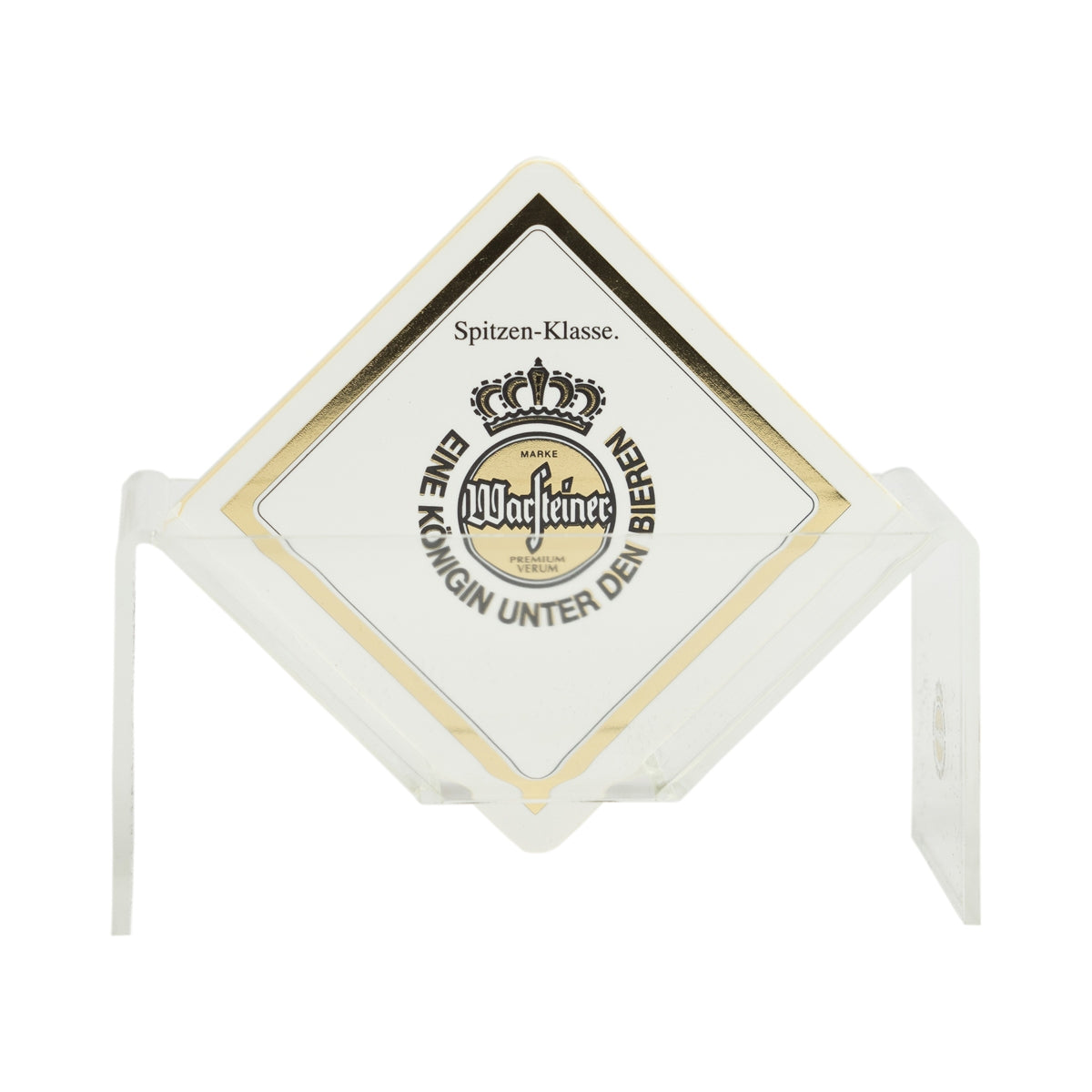 Warsteiner Bière Sous-verres Support carré 15 x 15 cm Support de table Gastronomie Menu Bar
