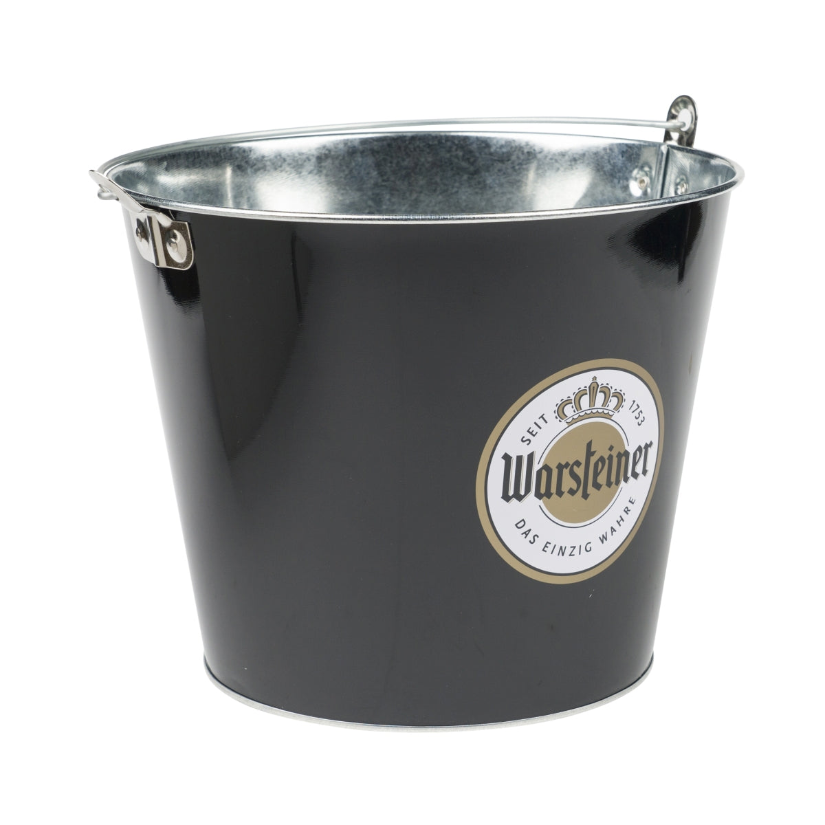 Seau à glace pour bière Warsteiner, poignée, bouteilles, glaçons, seau en métal, boîte, bar – Vue 2