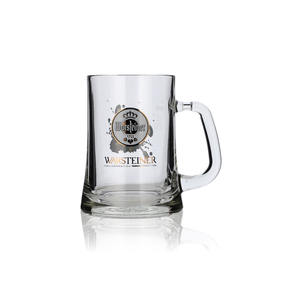 Verre à bière Warsteiner 0,3 l Chope à bière Seidel Chope de collection « Microphone » Chope à bière