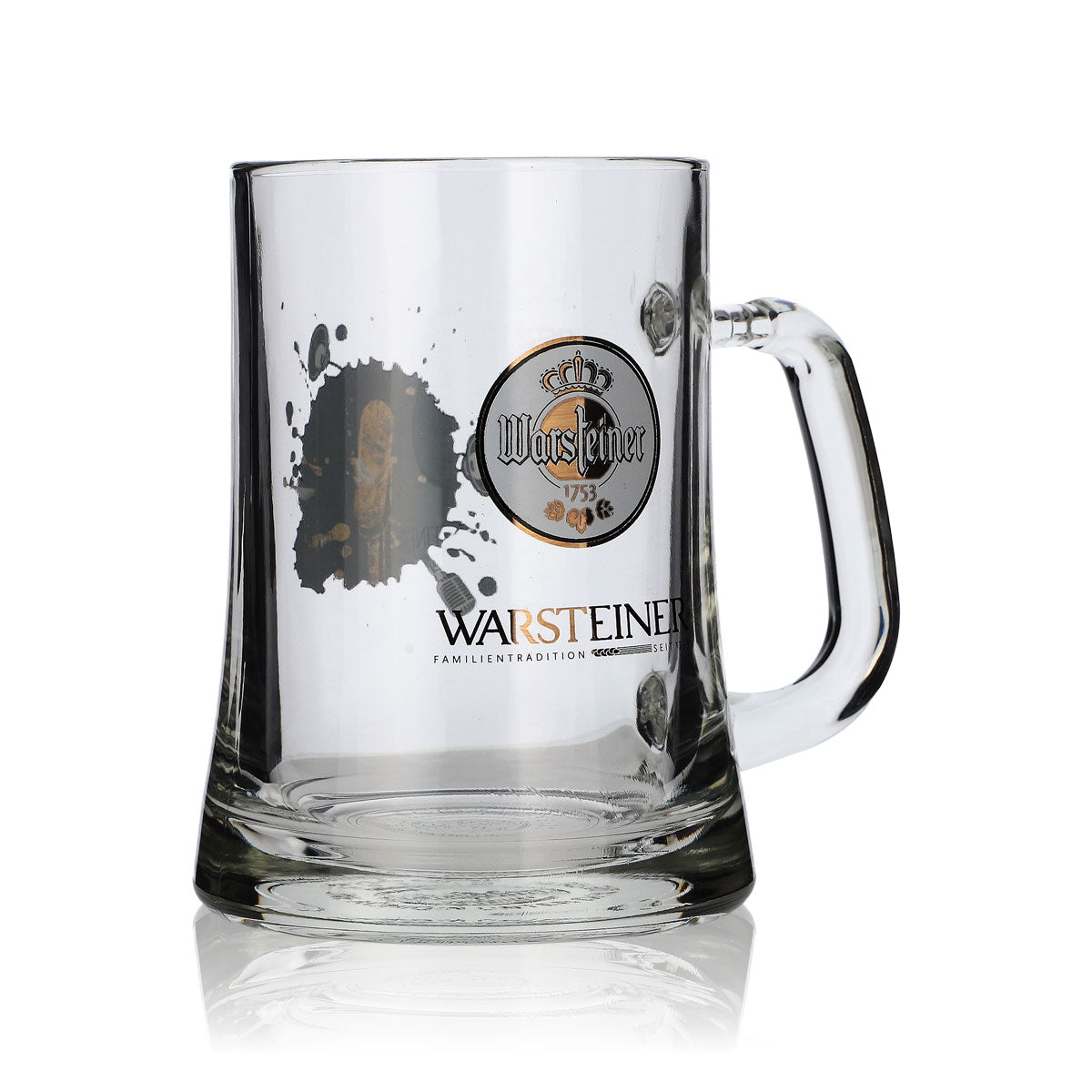 Verre à bière Warsteiner 0,3 l Chope à bière Seidel Chope de collection « Microphone » Chope à bière – Vue 2