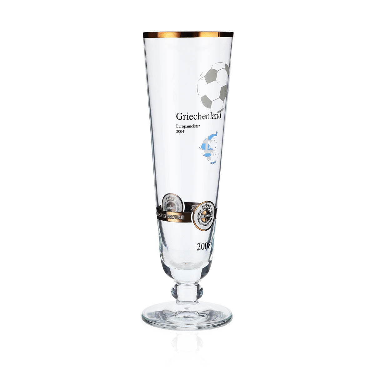 Verre à bière Warsteiner Verre à bière Verre de collection 0,28 l Coupe « Grèce » Euro 2008 – Vue 3