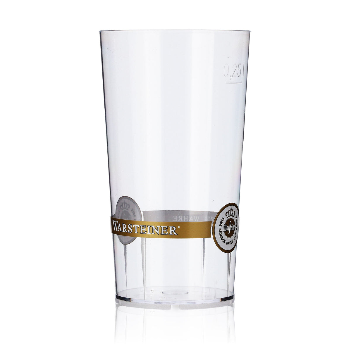 12 verres à bière Warsteiner 0,25 l, réutilisables, logo en bas avec anneau – Vue 5