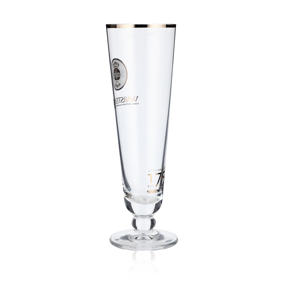 Verre à bière Warsteiner Verres à bière 0,28 l Coupe/tulipe 1753 Logo Bord platine – Vue 4