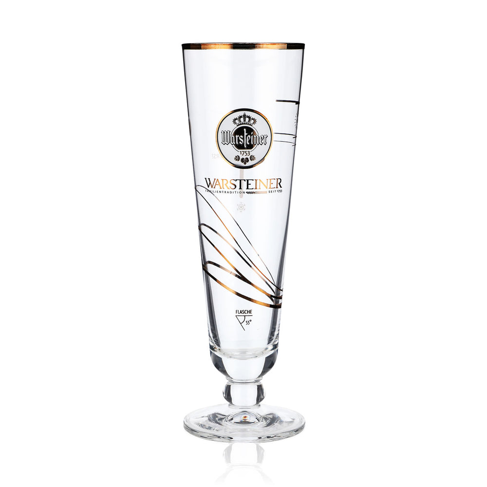 Verre à bière Warsteiner Verres à bière Mode d'emploi Verre à bière avec température colorée « F »
