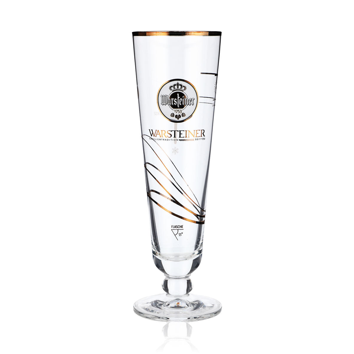 Verre à bière Warsteiner Verres à bière Mode d'emploi Verre à bière avec température colorée « F »