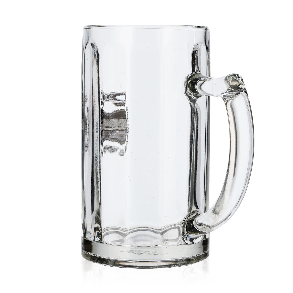 Verre à bière Warsteiner Chope à bière Bierseidel 0,4 l Relief longitudinal Logo argenté – Vue 4