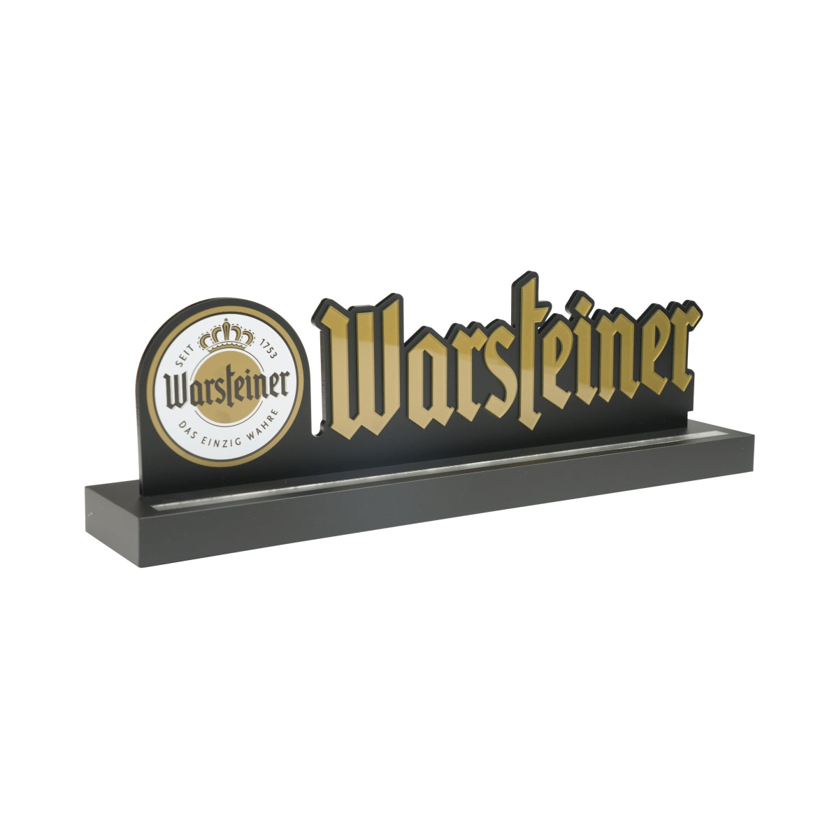 Enseigne lumineuse Warsteiner Bier 54 x 18 cm LED Panneau publicitaire mural Bar – Vue 3