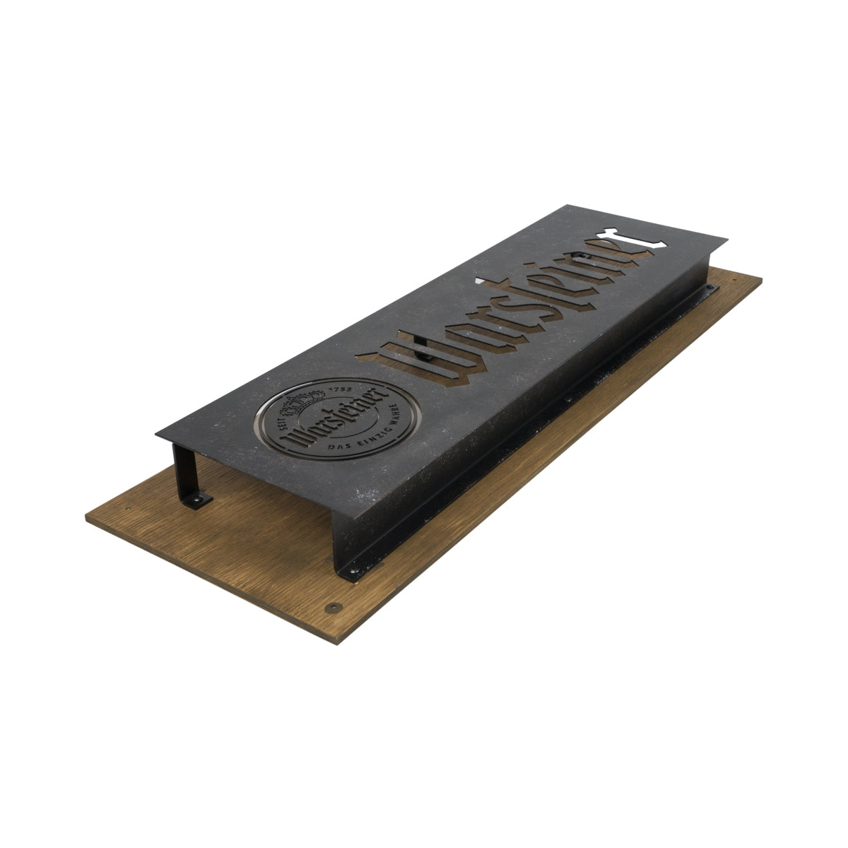 Enseigne lumineuse Warsteiner Bier 70 x 25 cm LED Panneau publicitaire en bois pour mur – Vue 5