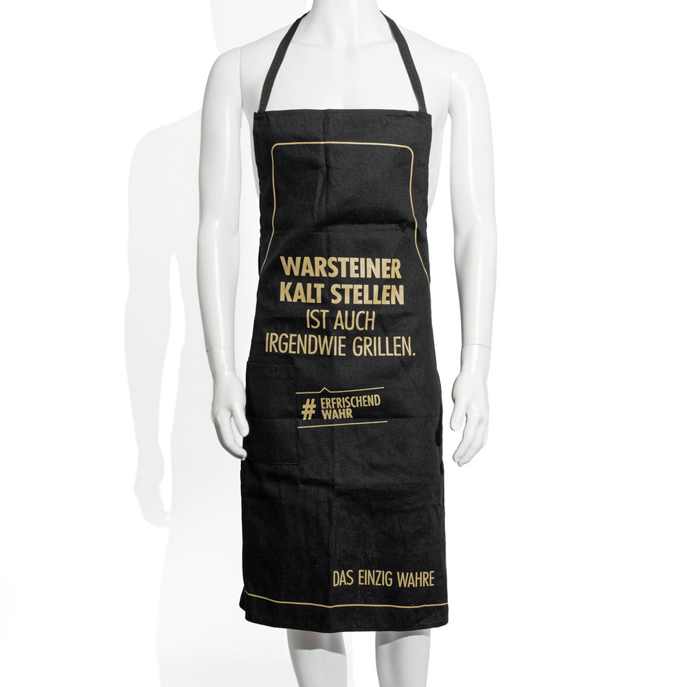 Tablier Warsteiner Bier Tablier de serveur Tablier de barbecue Tablier de bistrot noir