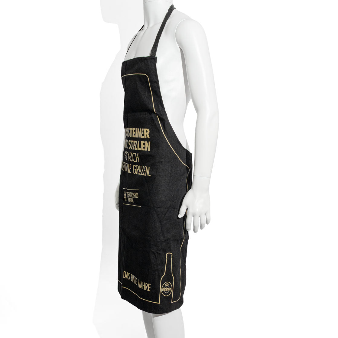 Tablier Warsteiner Bier Tablier de serveur Tablier de barbecue Tablier de bistrot noir – Vue 4