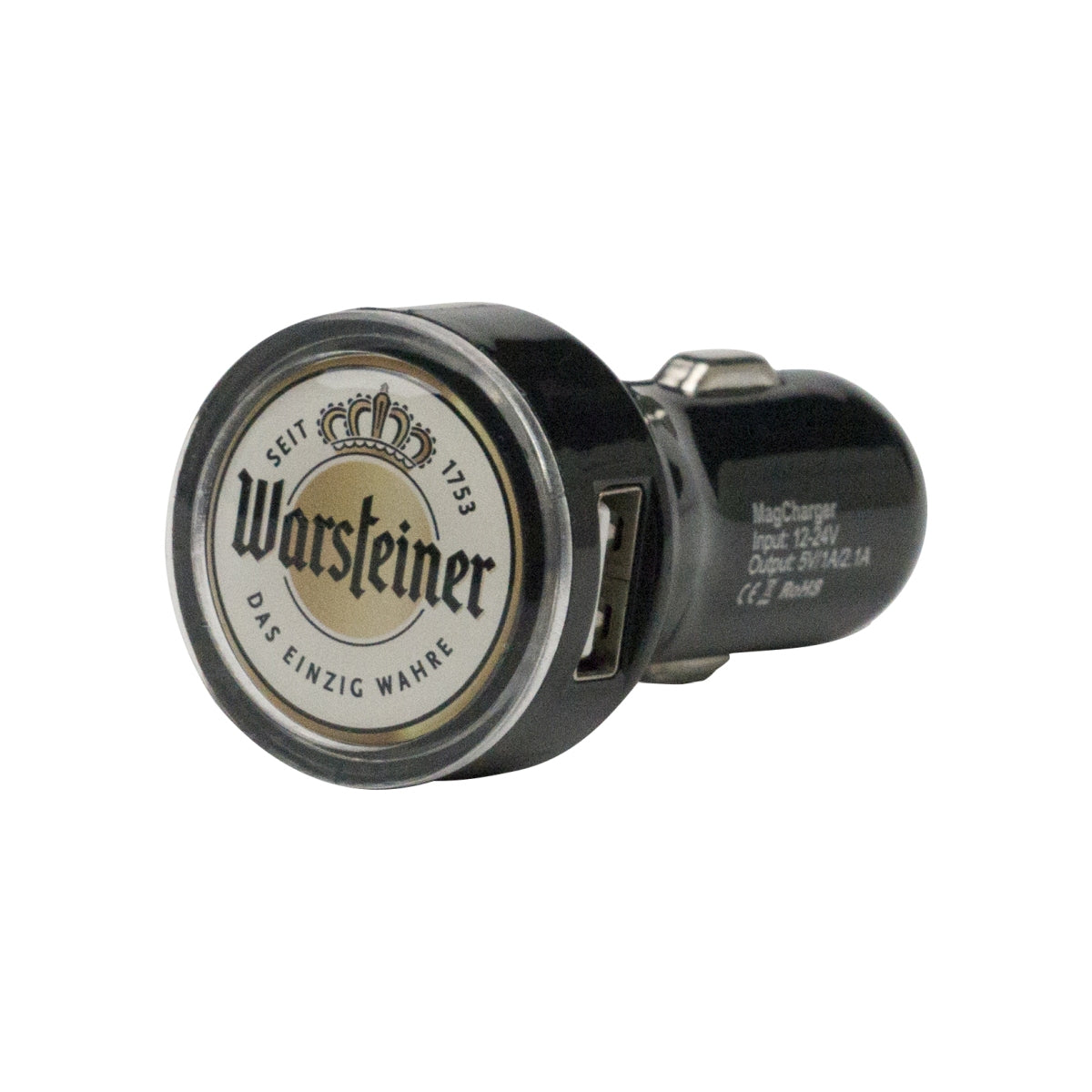 Warsteiner Bière Allume-cigare Chargeur USB Adaptateur voiture Ventilateur