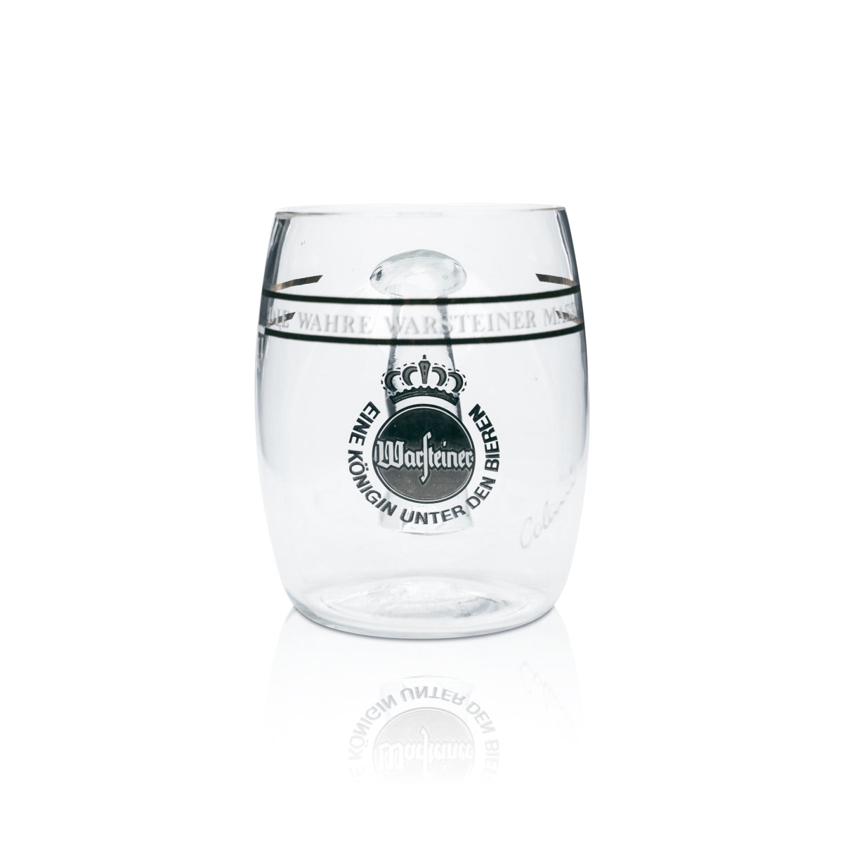 Chope à bière Warsteiner en verre 1 l XL Humpen Seidel Édition spéciale Verres Wahre Freunde