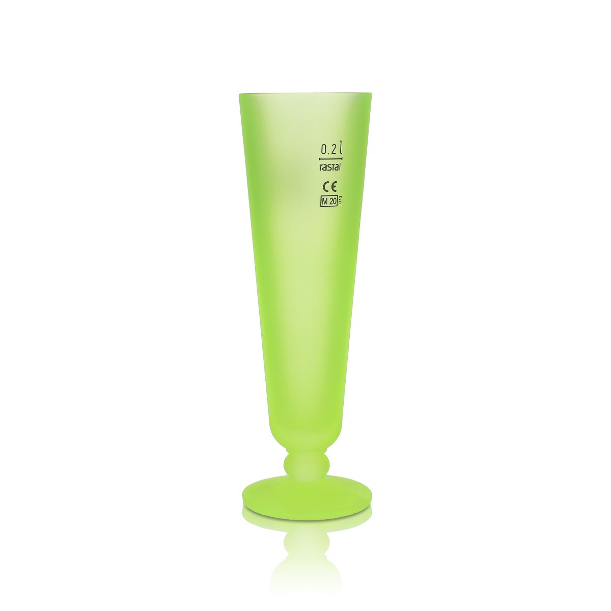 Verres à bière Warsteiner édition spéciale, verre à bière tulipe néon « jaune » 0,2 l – Vue 2