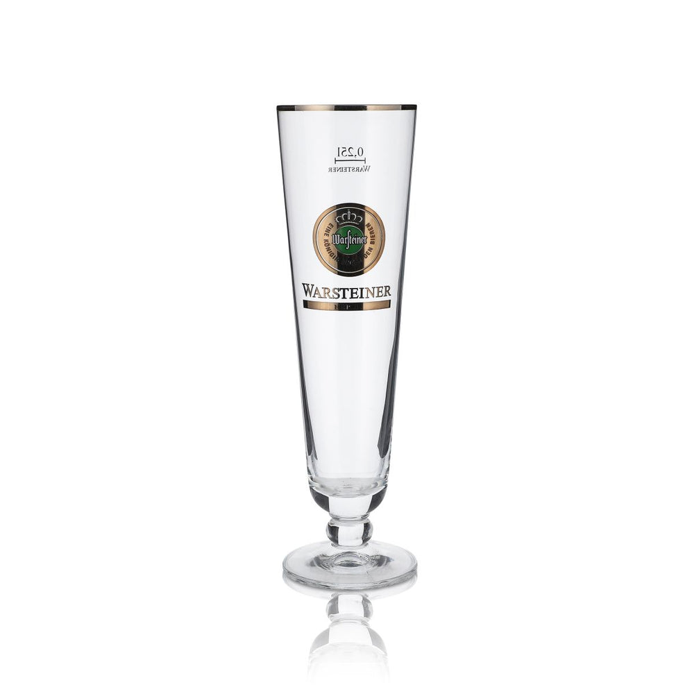 Verre Warsteiner Exclusiv-Tulpe Verre à bière BierGoldrand - 0,25 l « HERB »