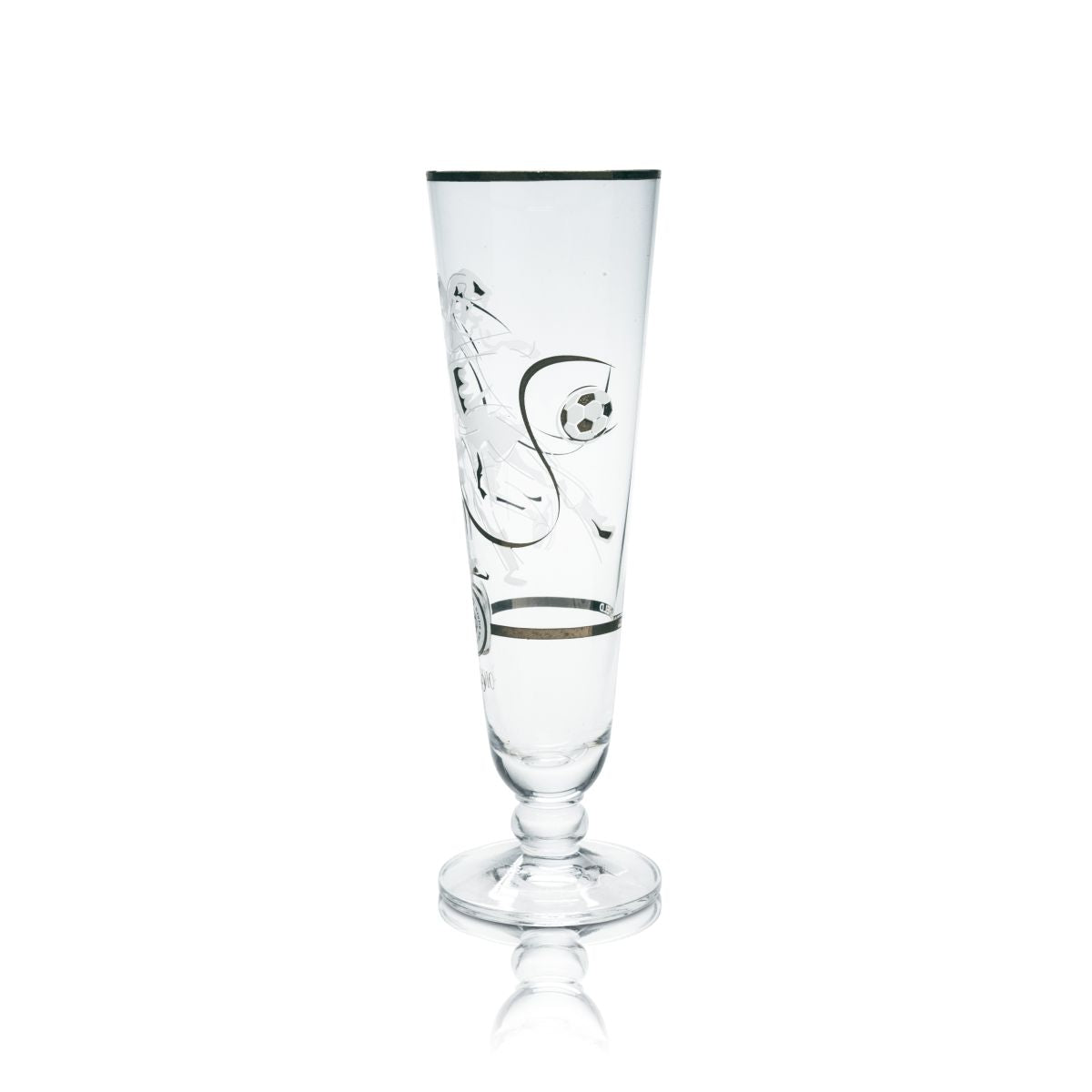 Verre à bière de collection Warsteiner 0,27l Mittelfeld édition spéciale pour les amateurs de football