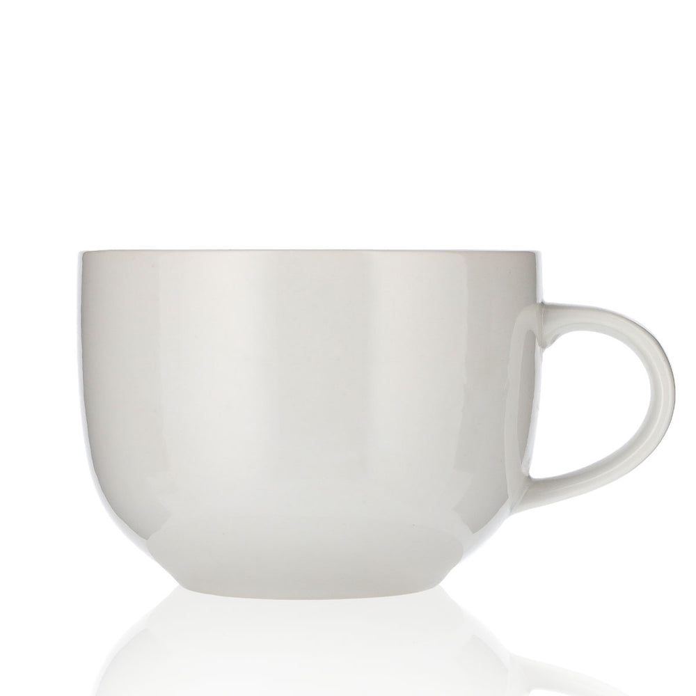 WAS Verre 0,45 l Tasse Mug Tasse à café Café au lait Jumbo Porcelain