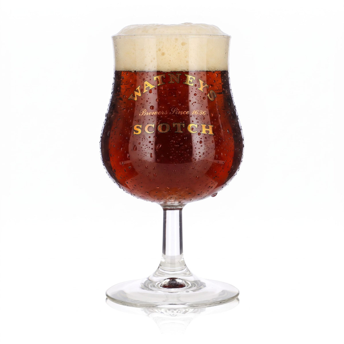 Verre à bière Watney 0,25 l, verres à pied, « Brewers Since 1636 », SCOTCH