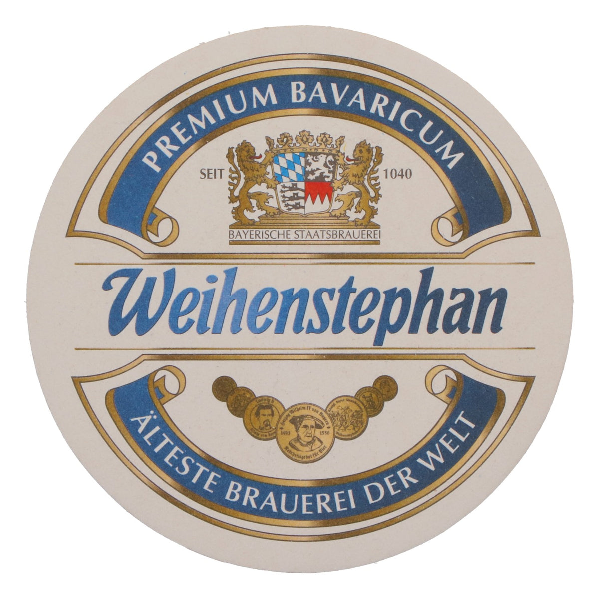 Weihenstephan Bière Sous-verre Premium Bavaricum Les origines de la bière – Vue 3