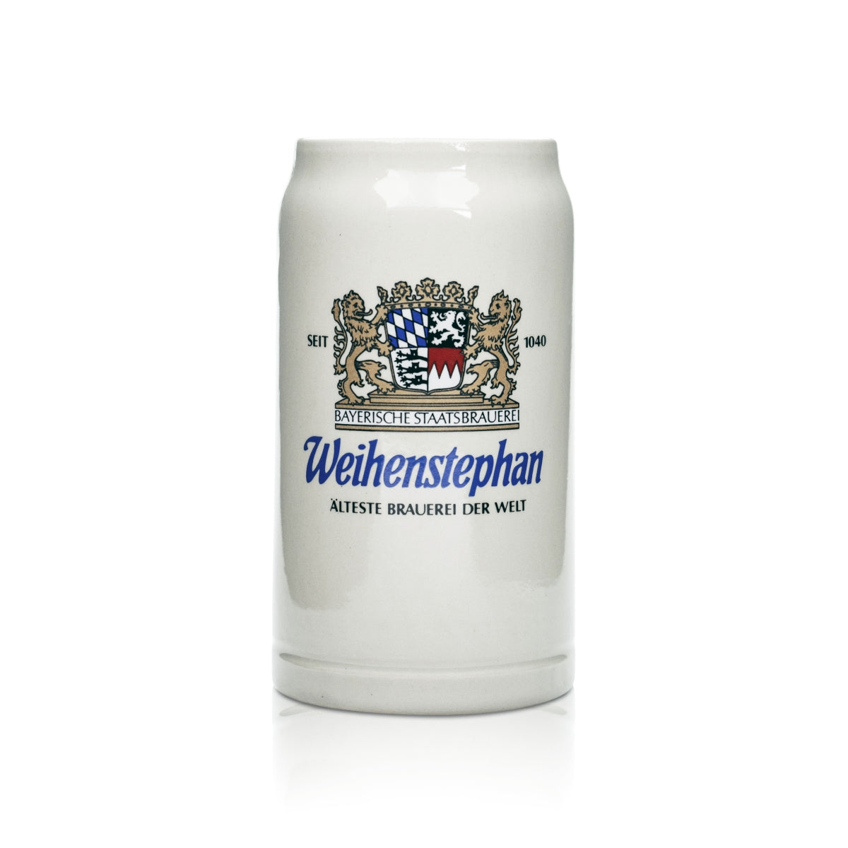 Weihenstephan Chope en verre 1 l Chope en terre cuite Chope à bière Verres à bière Bavière