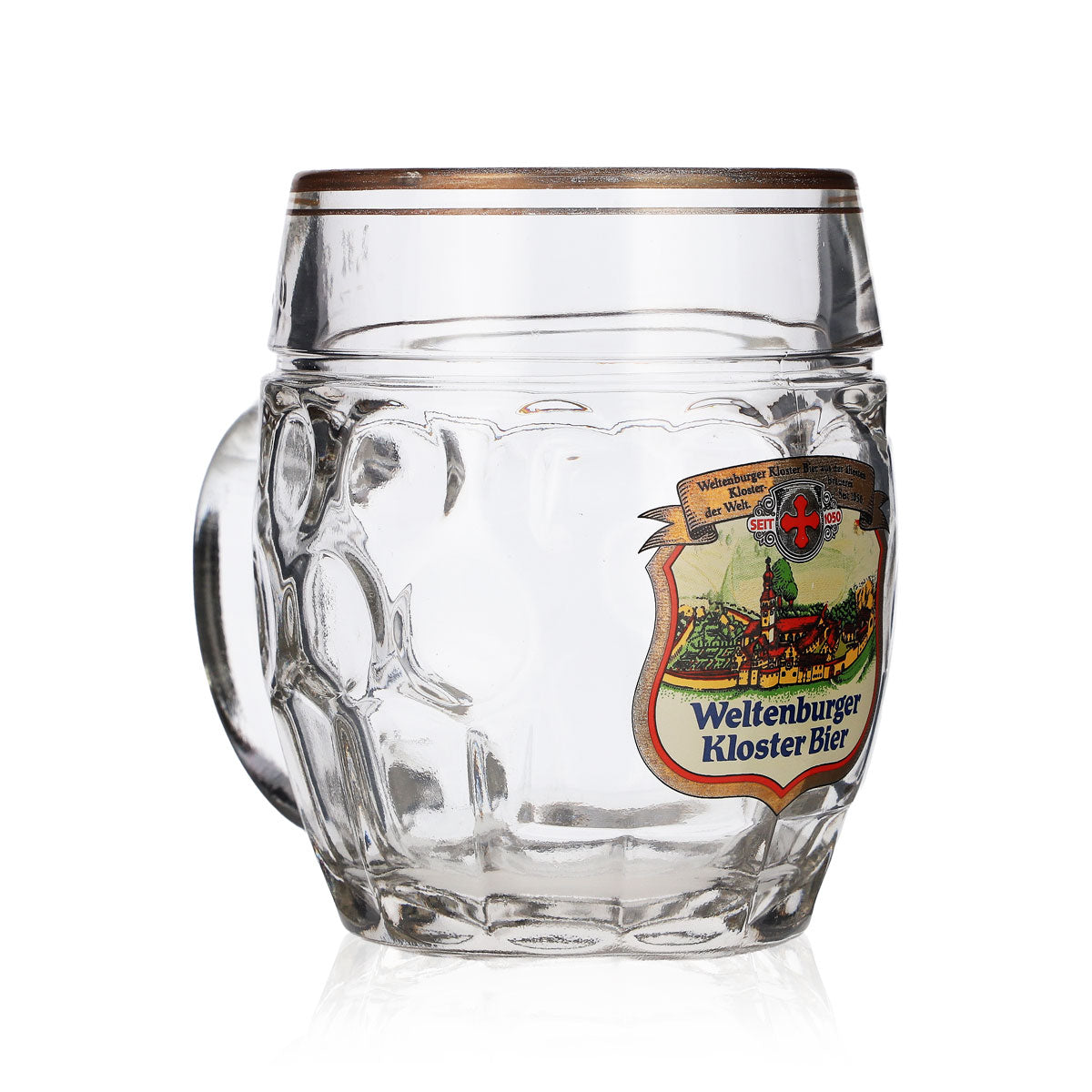 Verres à bière du monastère de Weltenburg Verres à bière 0,3 l Chope Jaune Burg Stölzle – Vue 2