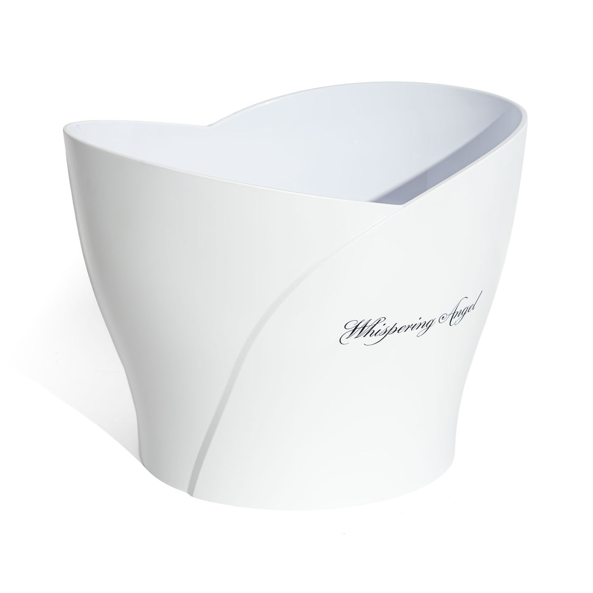 Whispering Angel Refroidisseur à vin Refroidisseur à bouteille ICE Bucket large blanc – Vue 2
