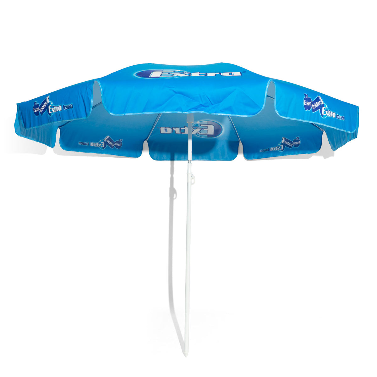 Parasol pliant Wrigley's Chewing Gum Parasol de plage Protection solaire Bleu – Vue 2