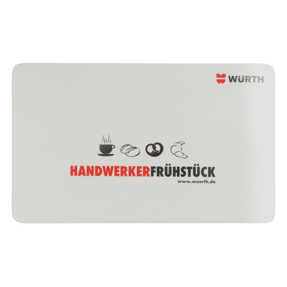 Planche à découper Würth Planche à petit-déjeuner Petit-déjeuner de l'artisan Accessoires de cuisine