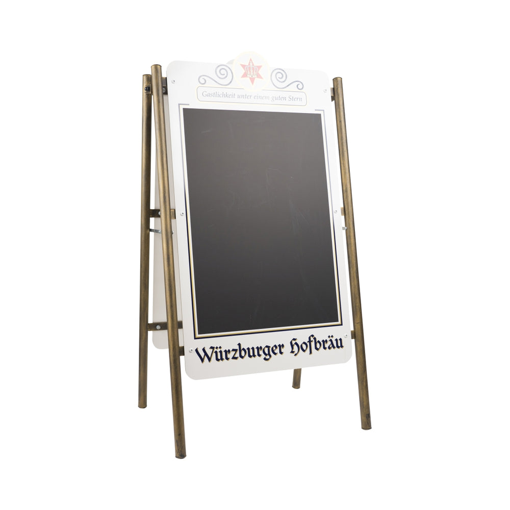 Würzburger Hofbräu Bier Panneau publicitaire 100x55, rabattable, pour menu gastronomique ou bar