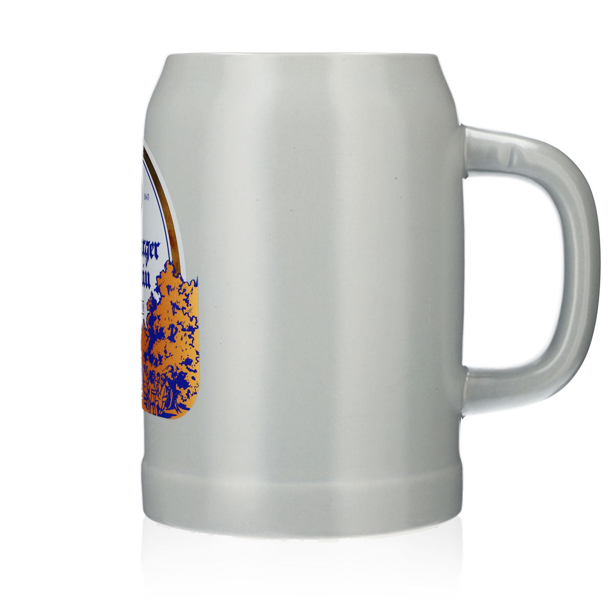 Verre à bière Würzburger Hofbräu Chope Seidel en grès 0,7 l Chope – Vue 5