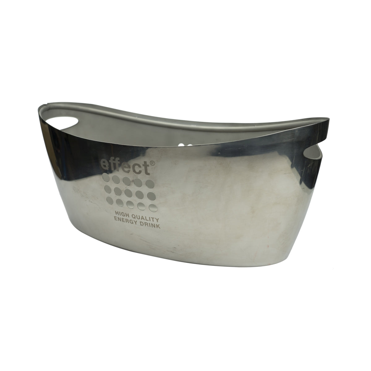 XL Effect Energy Refroidisseur Jeroboam Argent Métal Glacière Contenant Bouteille Glaçons – Vue 2