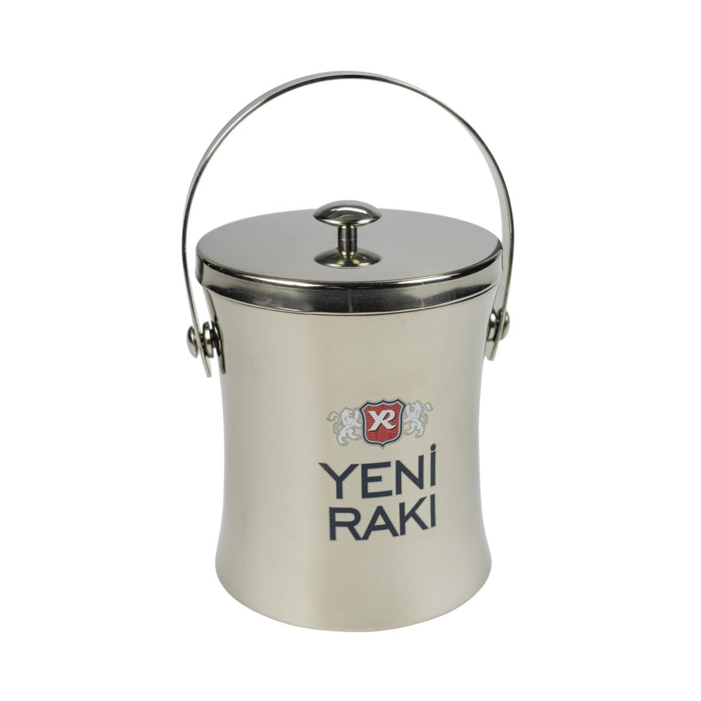 Yeni Raki Bac à glaçons Glacière Seau à glace avec pince et couvercle Accessoires de bar pour la restauration