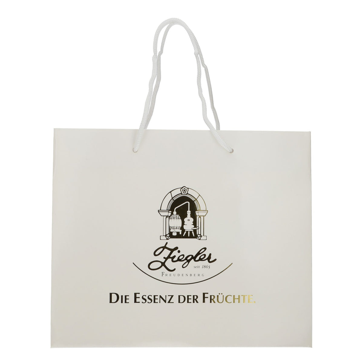 Sac cadeau Ziegler, sac de transport blanc pour schnaps – Sac cadeau haut de gamme